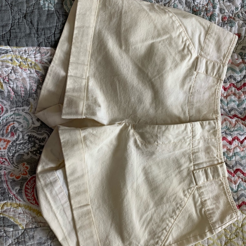 Off white dress shorts